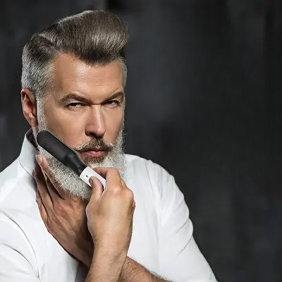 Peigne Chauffant - HotCombStraightener™ - Blanc